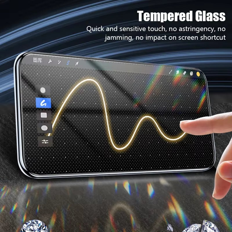 5PCS Tempered Glass for Redmi Note 13 12 11 10 14 9 8 7 Pro plus 5G 12S 11S 10S 9S Protective Glass for Redmi 12C 10C 9C 9T 9A 9